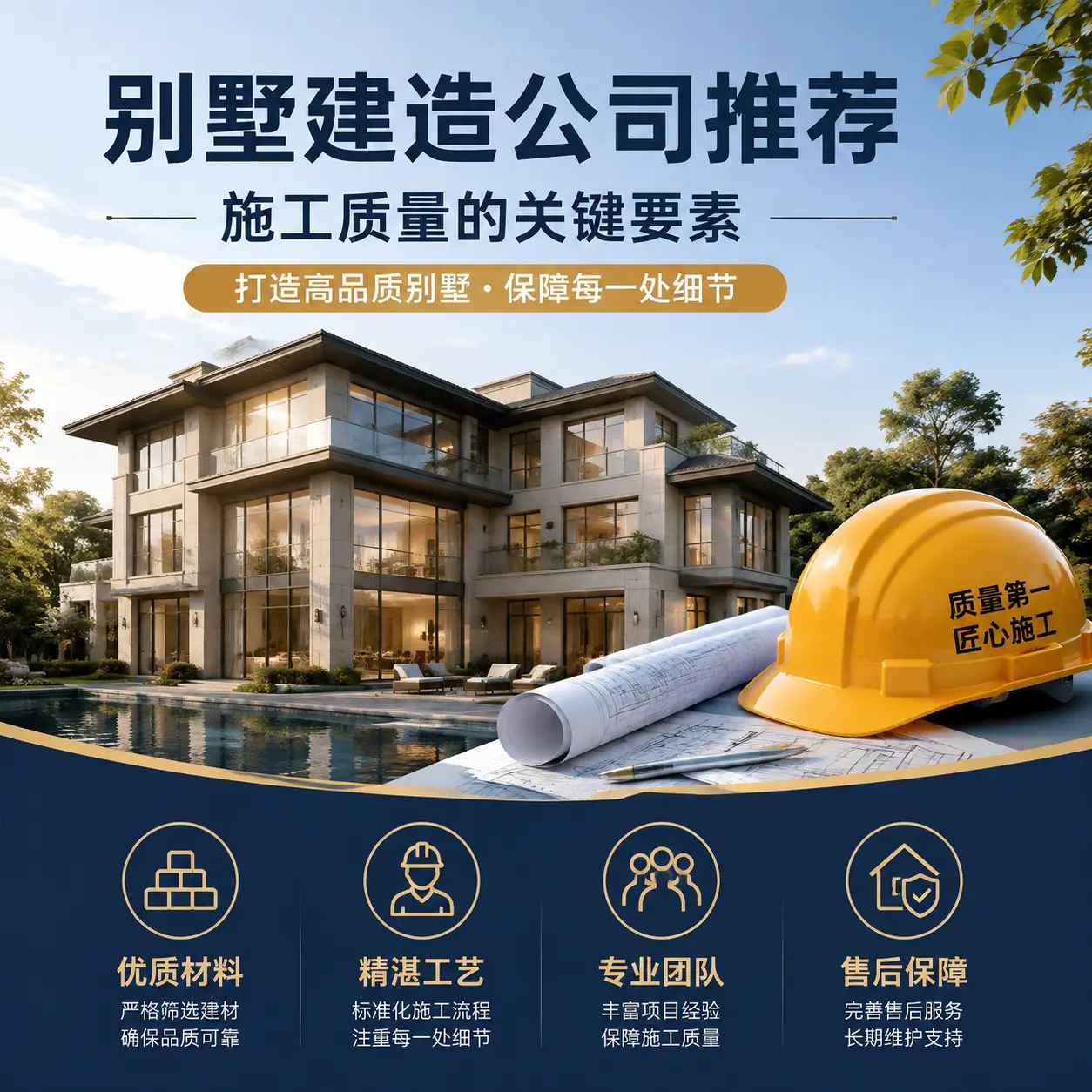 别墅建造公司推荐: 三都 施工质量的关键要素