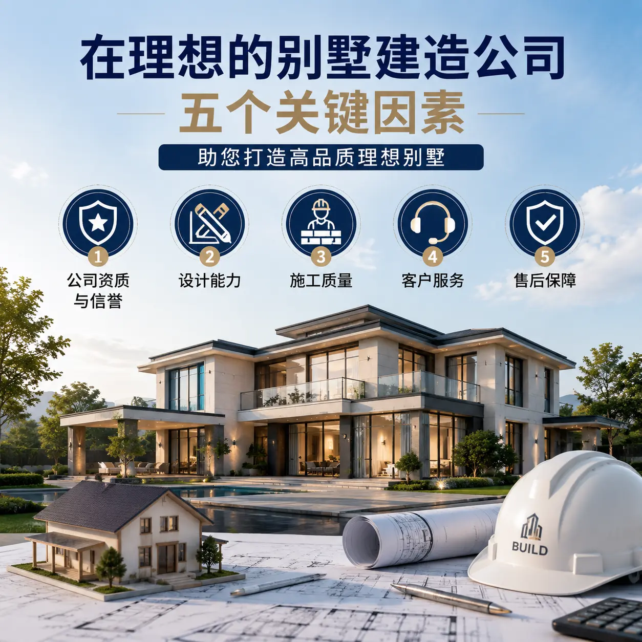 在 三都 找到理想别墅建造公司的五个关键因素