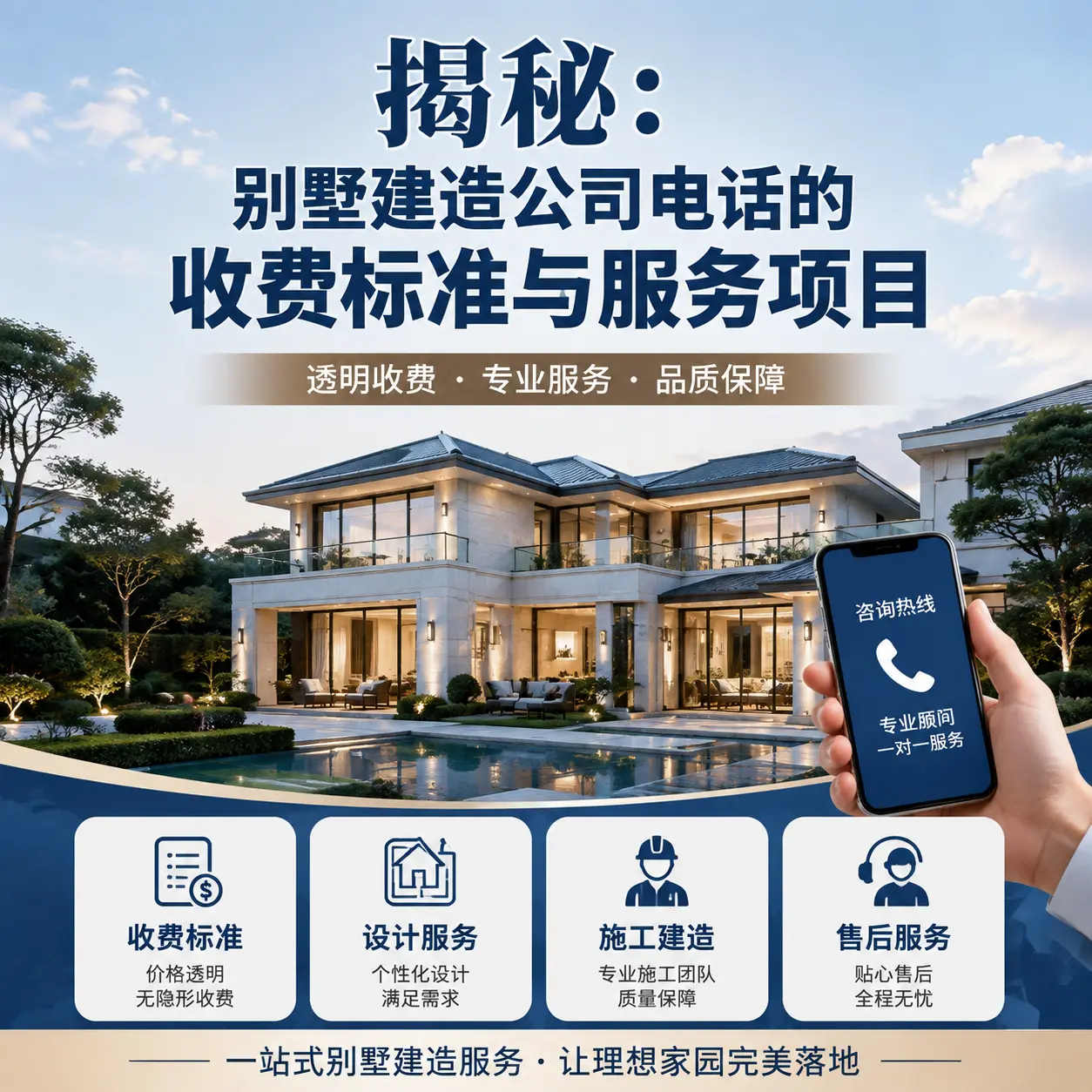 揭秘:三都别墅建造公司电话的收费标准与服务项目