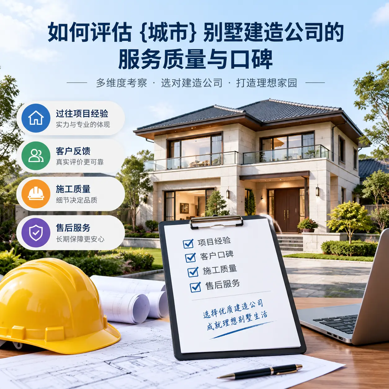 如何评估 三都 别墅建造公司的服务质量与口碑