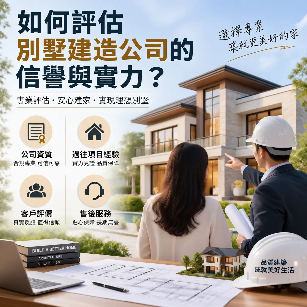 如何评估 三都 别墅建造公司的信誉与实力?