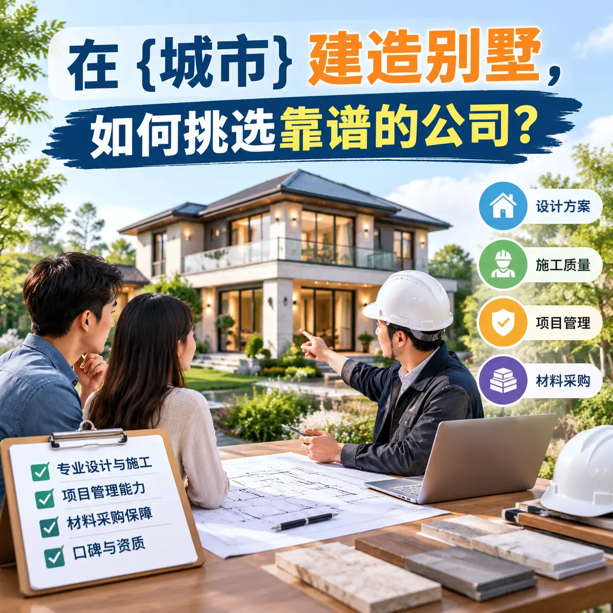 在 三都 建造别墅，如何挑选靠谱的公司？