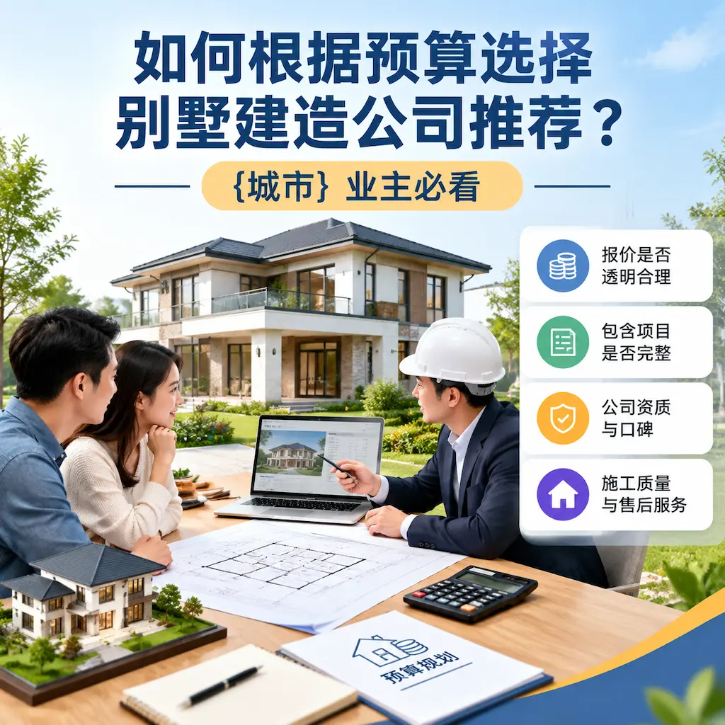 如何根据预算选择别墅建造公司推荐? 三都 业主必看
